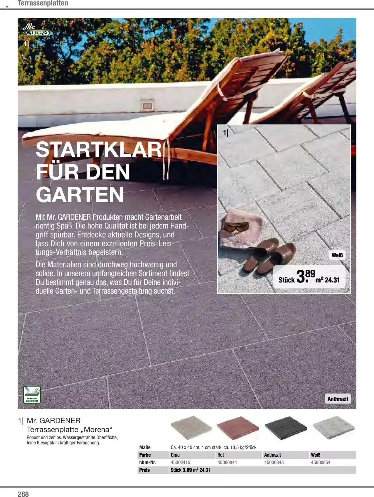 Hagebau Gartenjahr 2023 von 7. März bis 31. Dezember 2023 - Flugblätt seite 268