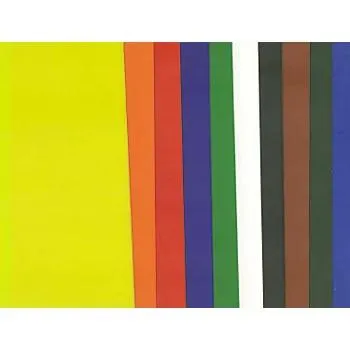 Wachsplatten "Bunt", 20 x 10 cm, 10 Stück