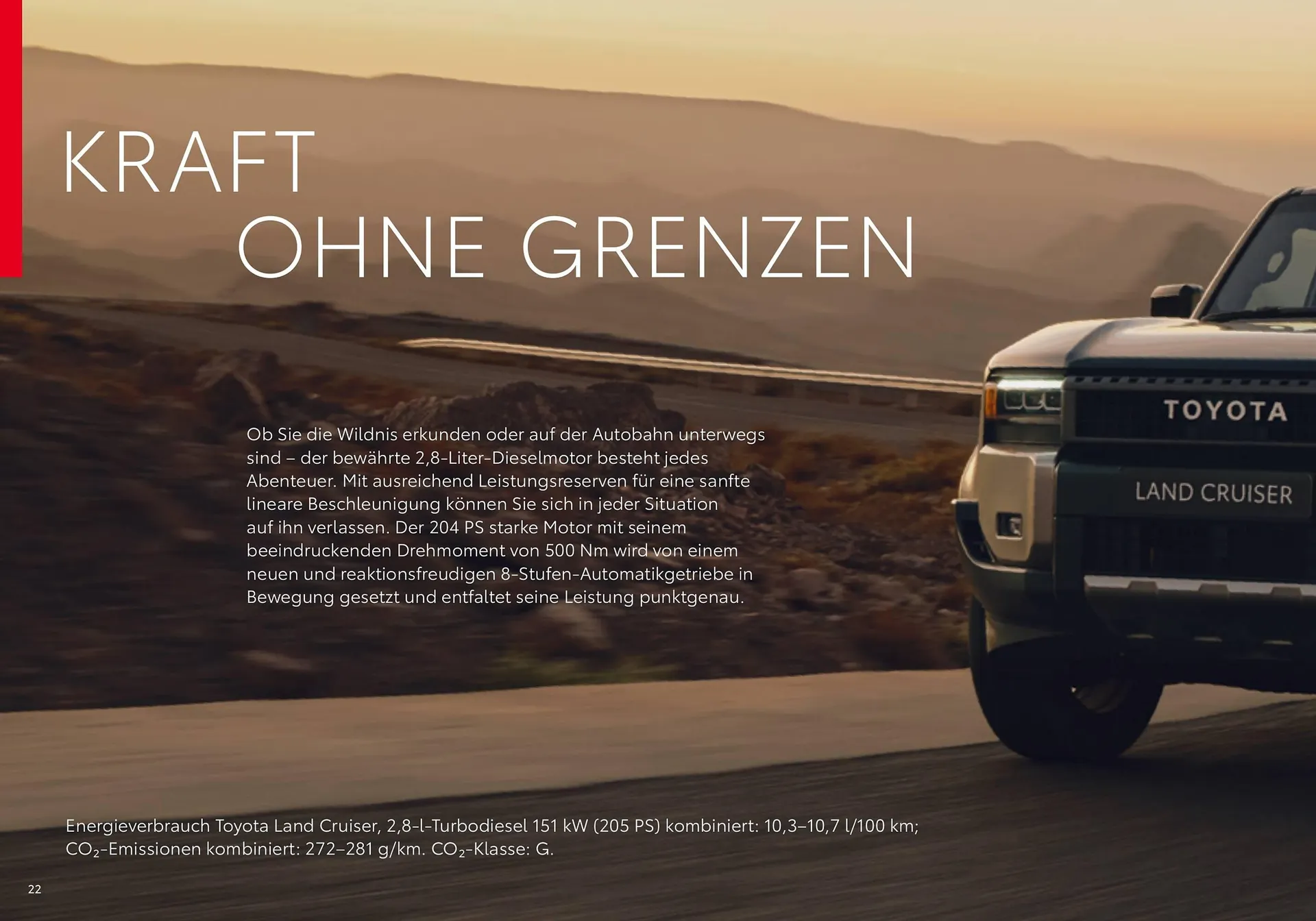 Toyota Flugblatt von 1. April bis 20. Oktober 2026 - Flugblätt seite 22