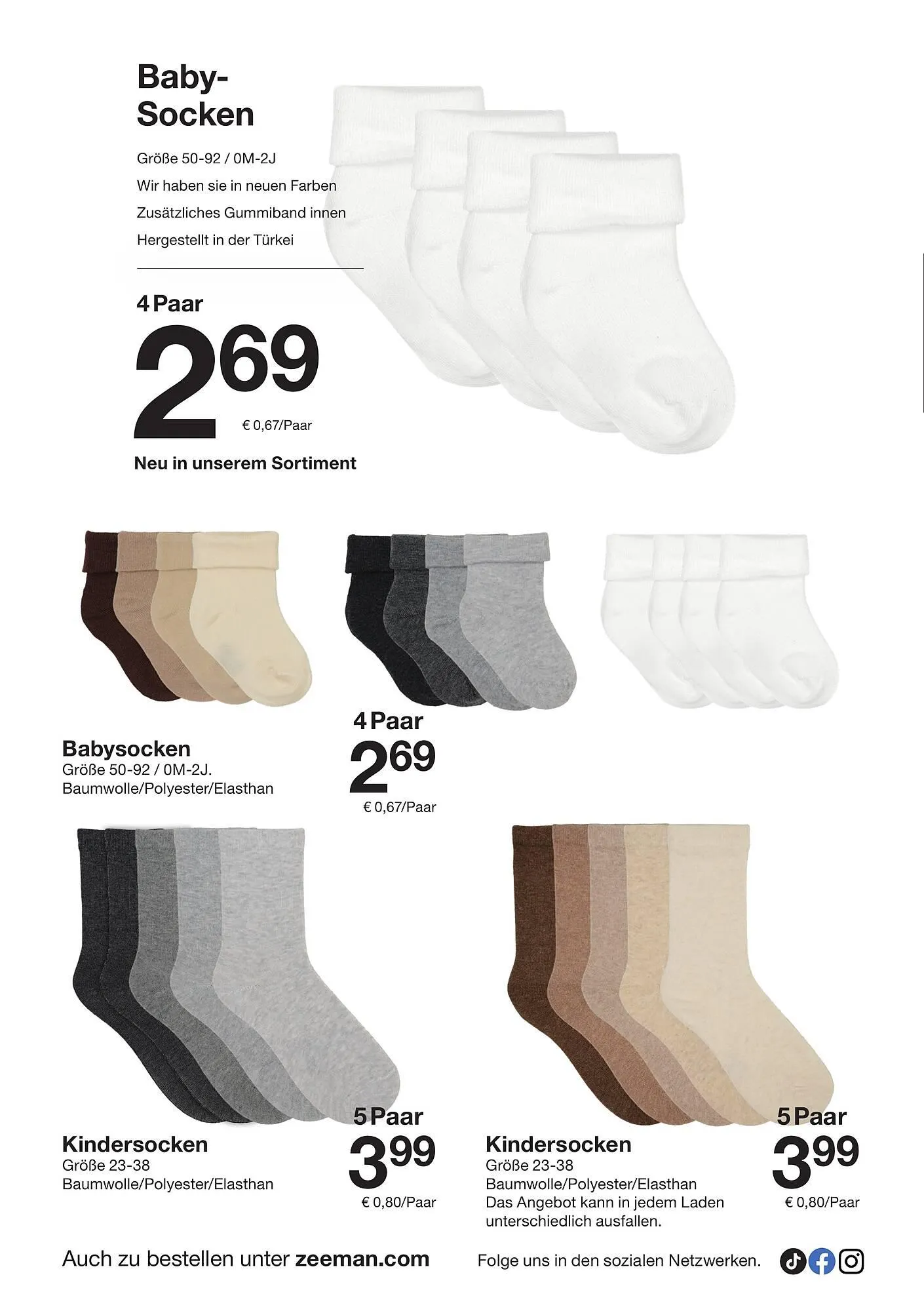 Zeeman Prospekt von 10. Jänner bis 23. Jänner 2026 - Flugblätt seite  12