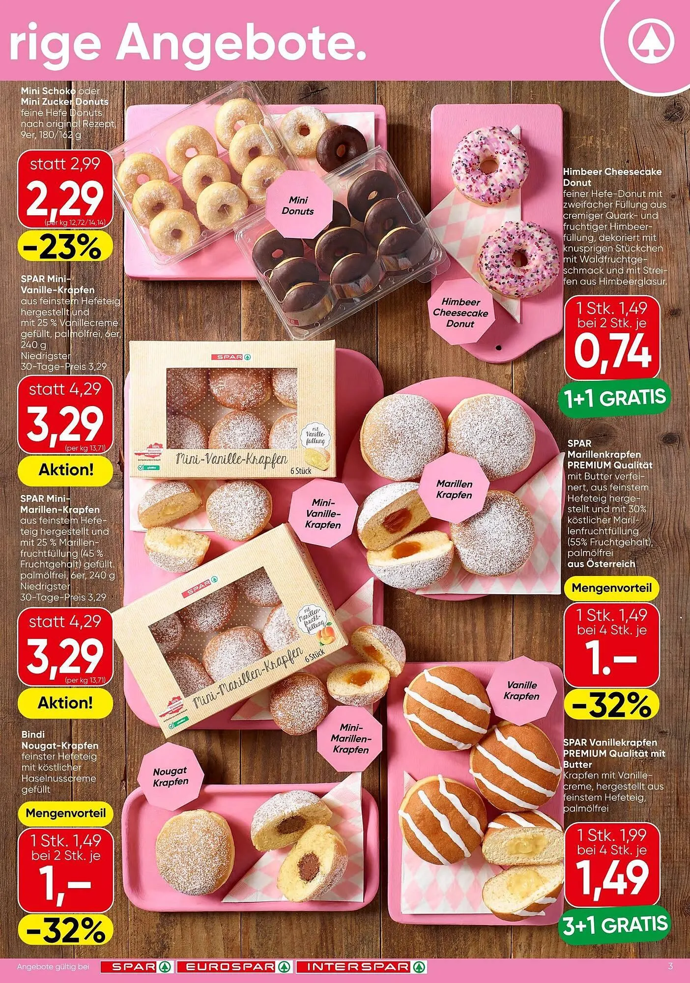 Spar Flugblatt von 30. Oktober bis 6. November 2025 - Flugblätt seite 3