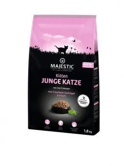 MAJESTIC Kitten 1,8kg Beutel mit frischem Geflügel und Fisch