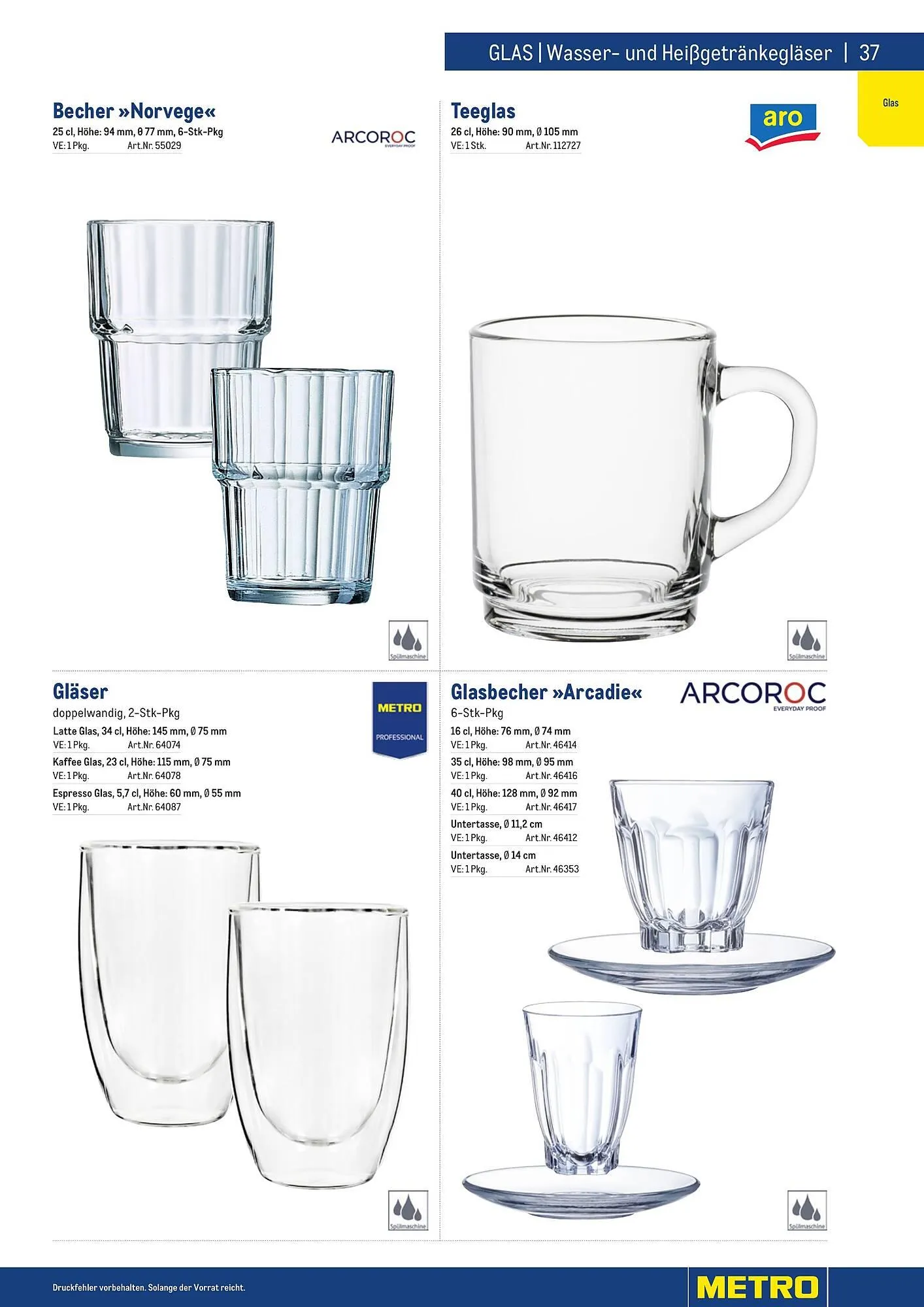 Metro Flugblatt von 25. März bis 31. Dezember 2026 - Flugblätt seite 37