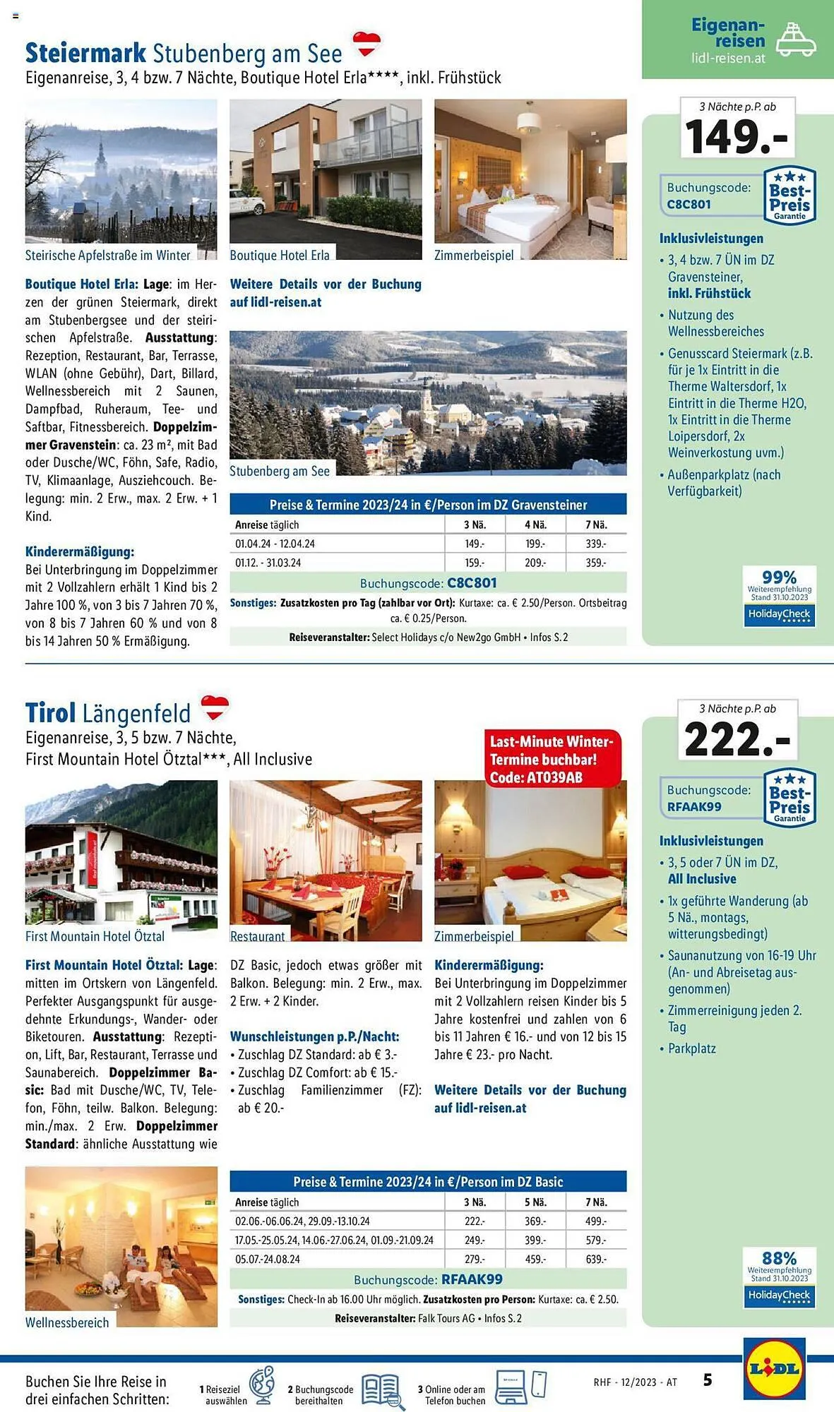 Lidl Flugblatt von 29. November bis 30. Dezember 2023 - Flugblätt seite 5