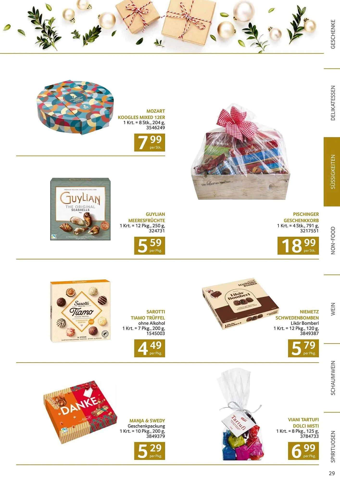 Transgourmet Flugblatt von 13. Oktober bis 24. Dezember 2025 - Flugblätt seite 29