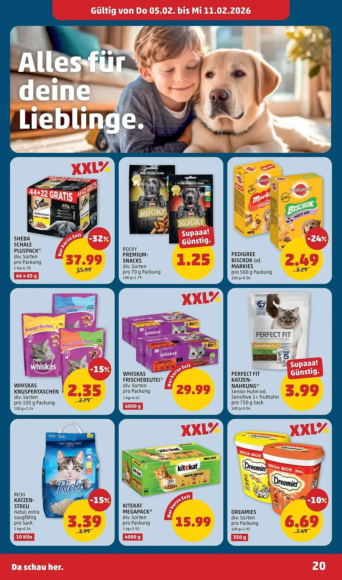 PENNY Flugblatt von 5. Februar bis 11. Februar 2026 - Flugblätt seite  20