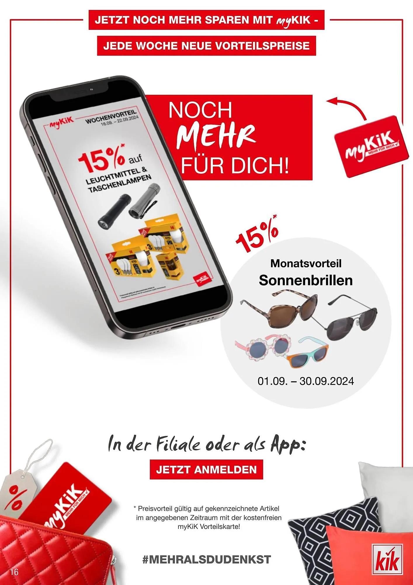 KiK Flugblatt von 16. September bis 1. Oktober 2024 - Flugblätt seite  16