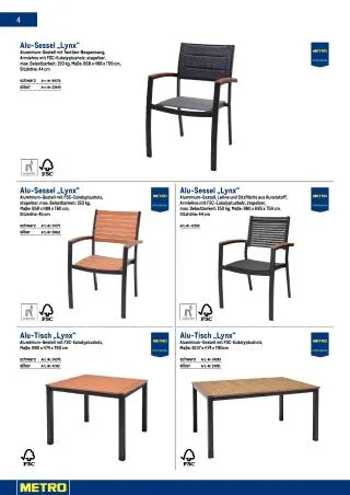 METRO Flugblatt Non-Food - Gast & Garten von 23. Jänner bis 30. Juni 2026 - Flugblätt seite  4