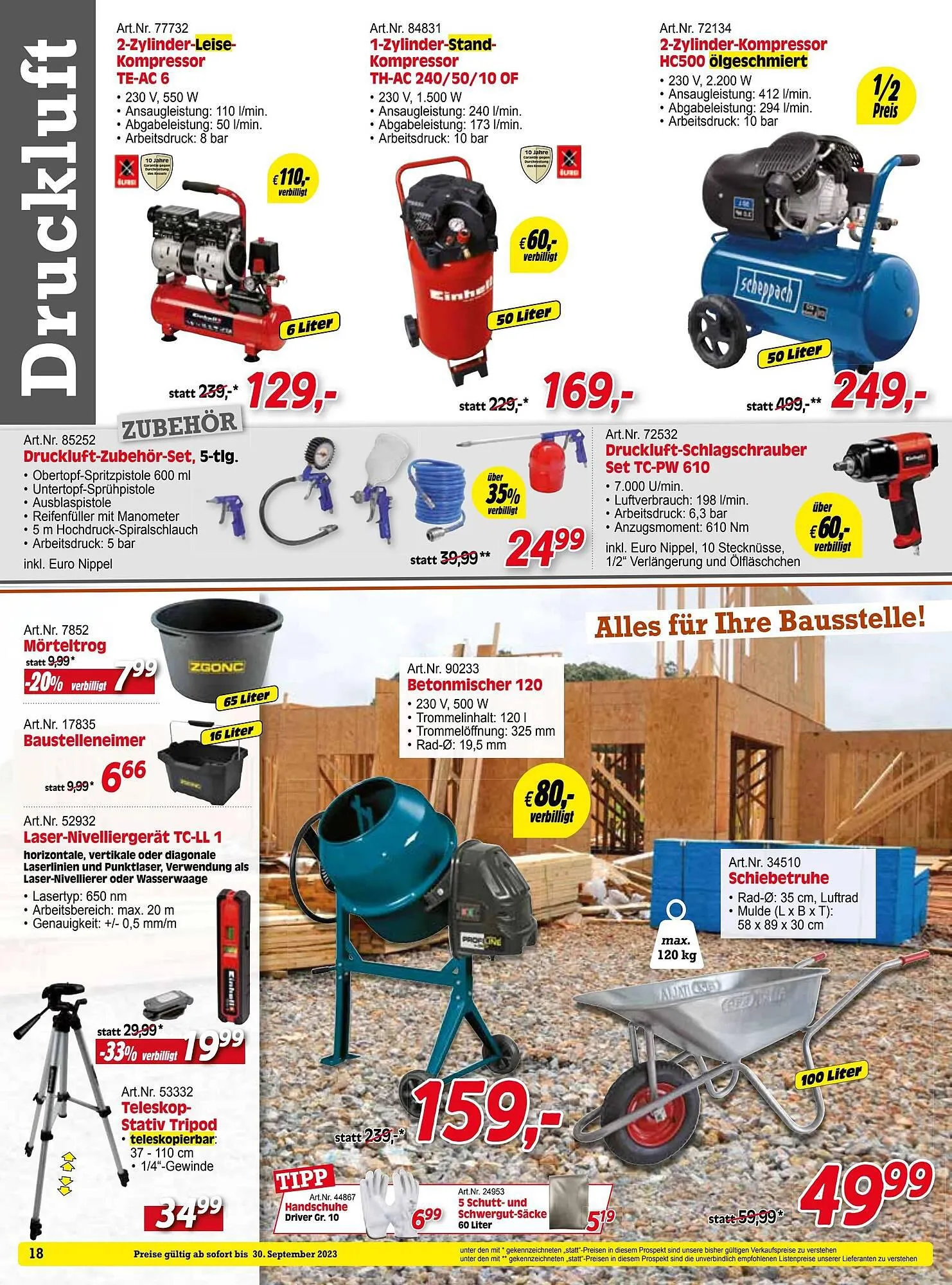 Zgonc Flugblatt von 31. August bis 30. September 2023 - Flugblätt seite 18