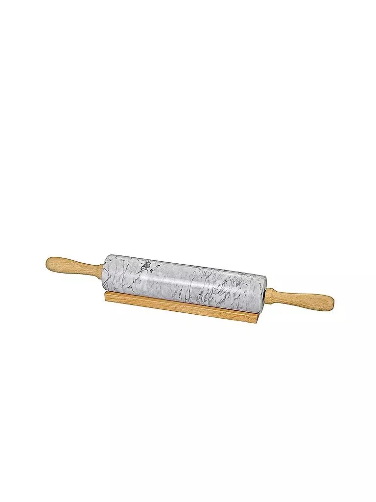 Marmor Teigrolle mit Holzgriff 47cm