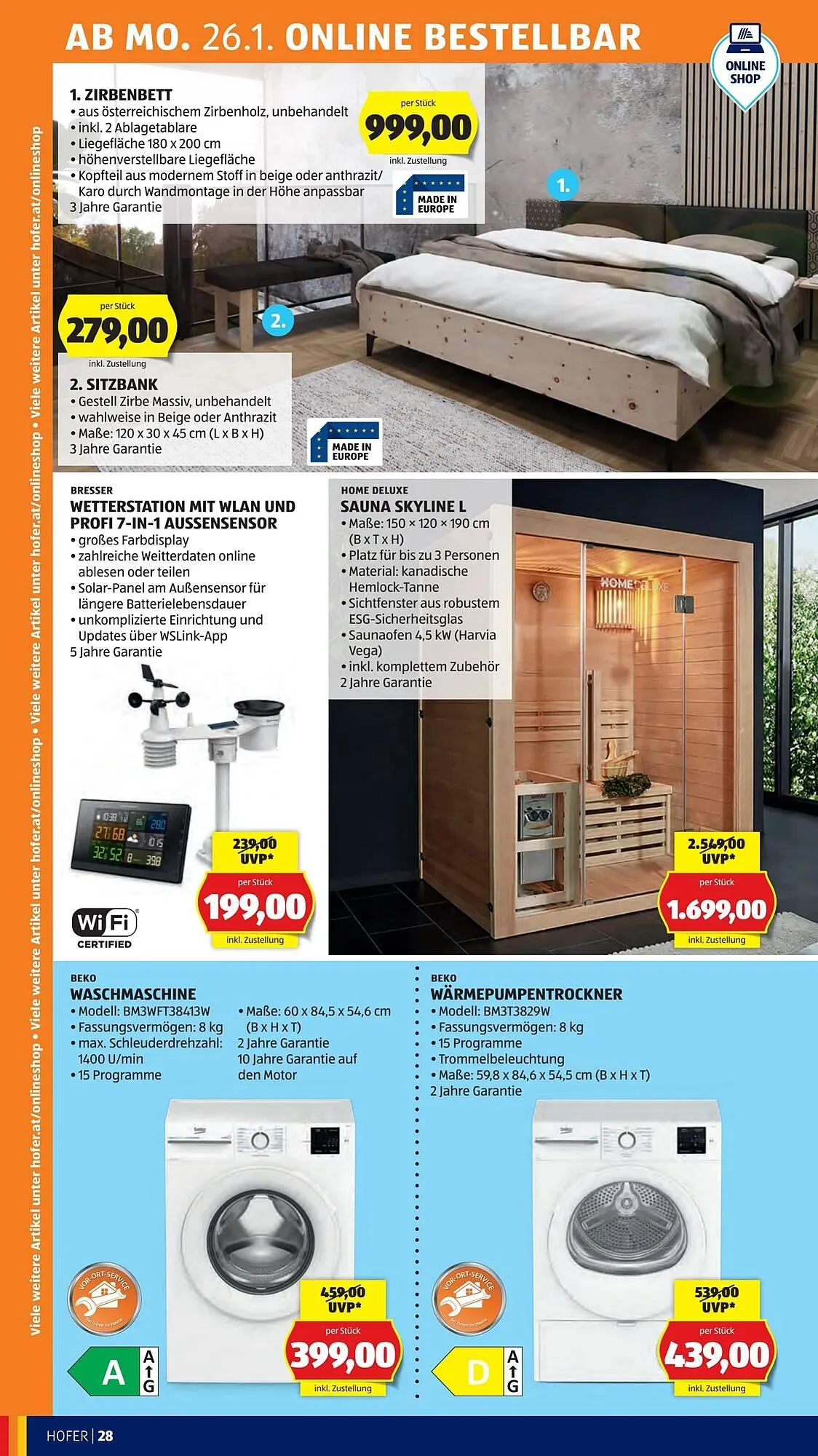 Hofer Flugblatt von 23. Jänner bis 30. Jänner 2026 - Flugblätt seite 32