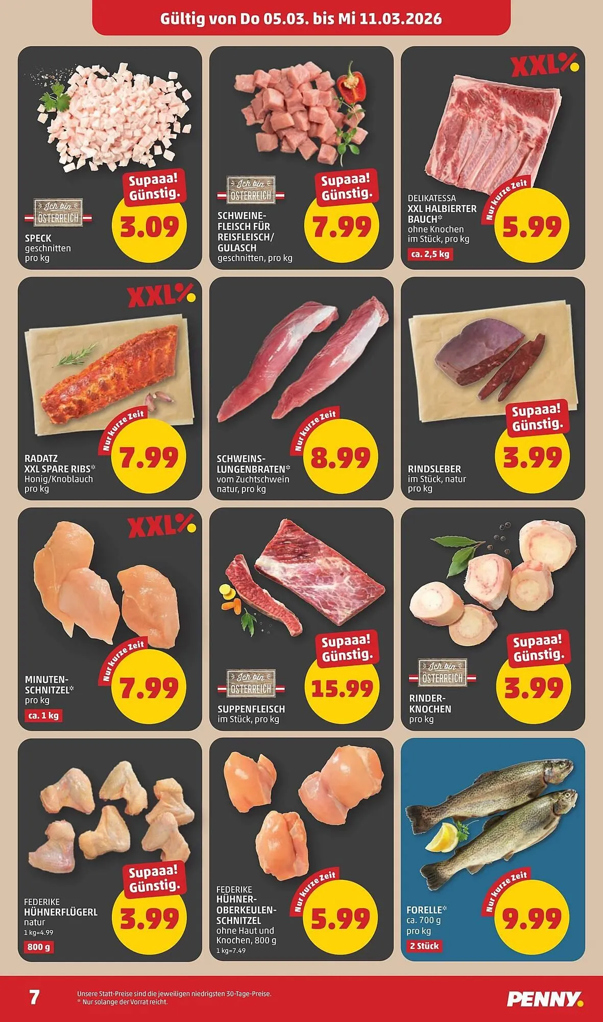 PENNY Flugblatt von 5. März bis 11. März 2026 - Flugblätt seite  7