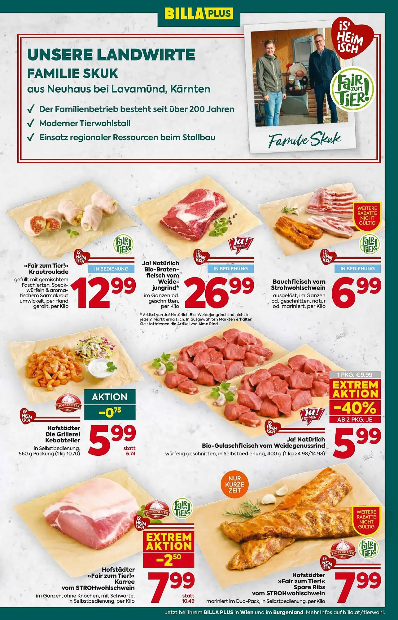 Billa Flugblatt von 15. Jänner bis 21. Jänner 2026 - Flugblätt seite  11