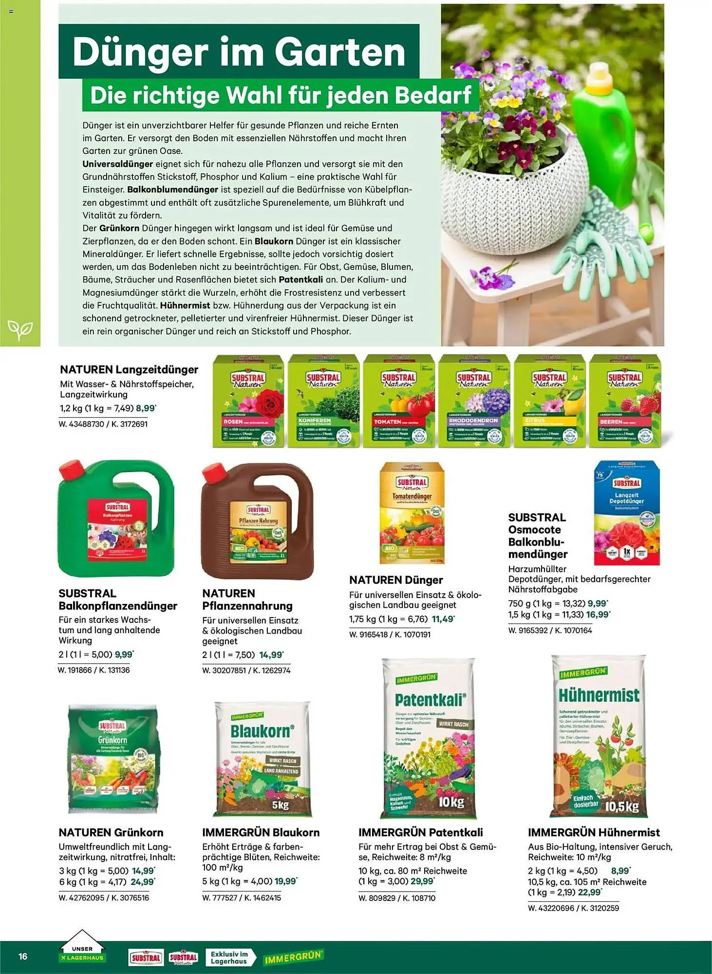 Lagerhaus Flugblatt von 22. Februar bis 31. Mai 2026 - Flugblätt seite 16