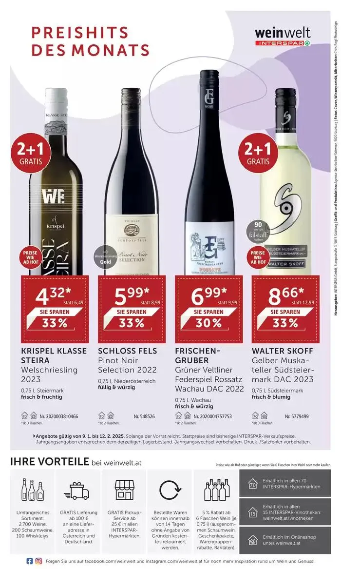 Tolles Angebot für Schnäppchenjäger von 10. Jänner bis 17. Jänner 2025 - Flugblätt seite  24