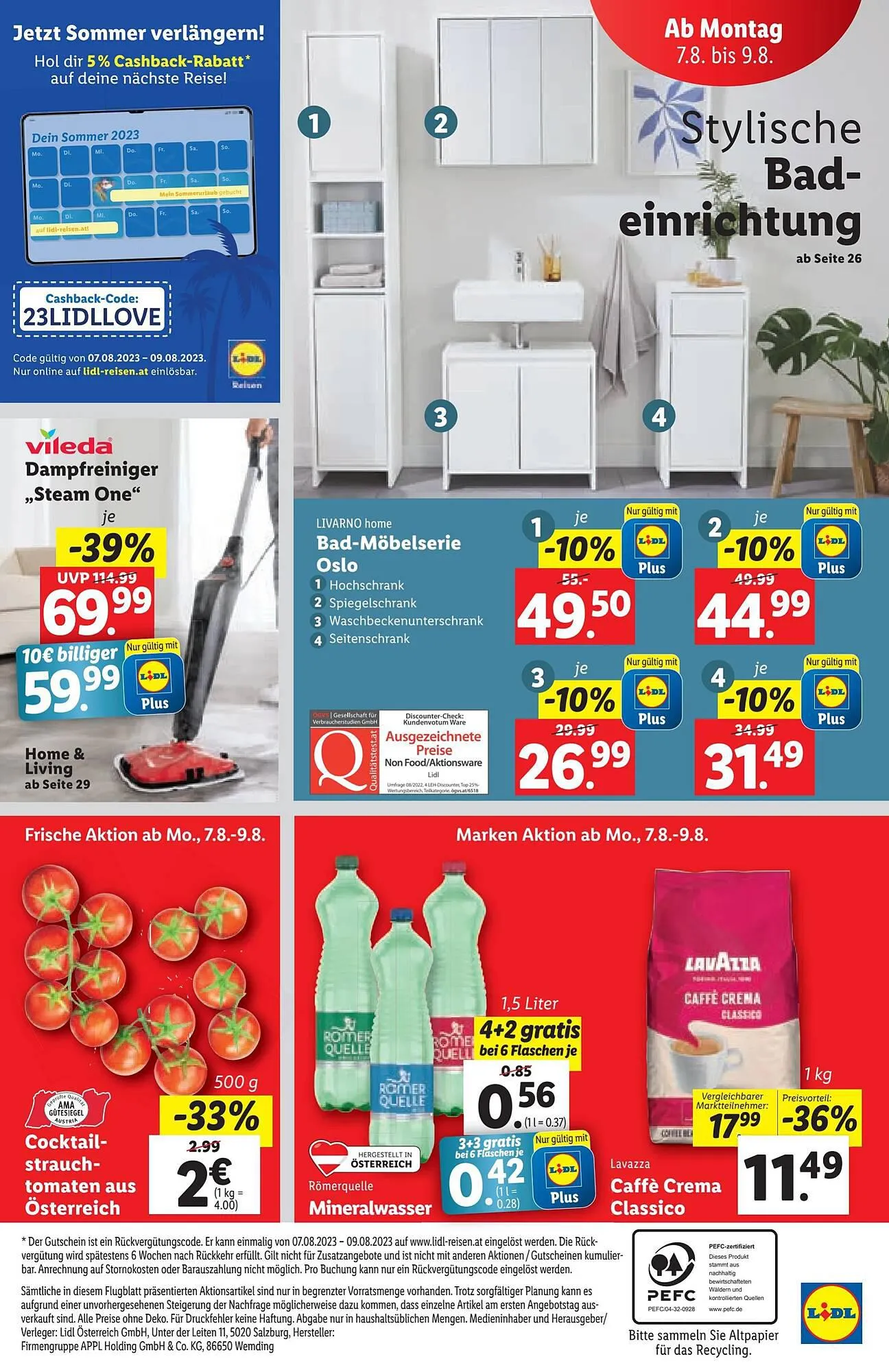 Lidl Flugblatt von 2. August bis 9. August 2023 - Flugblätt seite 40