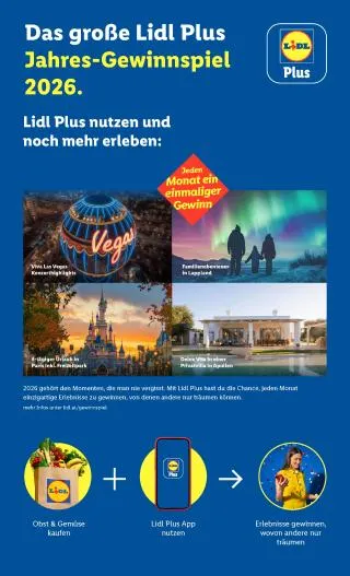 Lidl Reisen - Erleben, wovon andere nur träumen von 22. Februar bis 31. März 2026 - Flugblätt seite  2