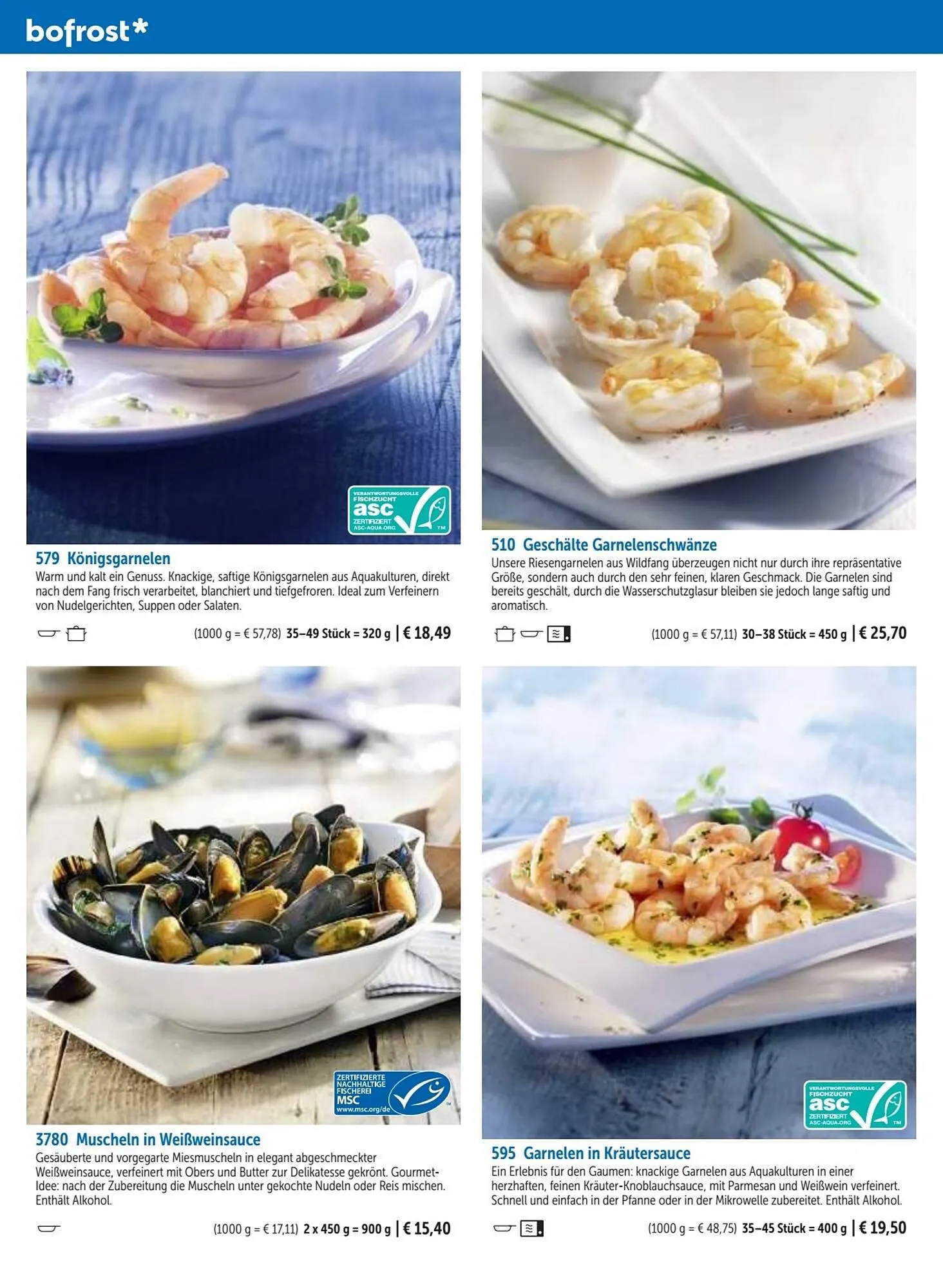 Bofrost Flugblatt von 25. September bis 29. Februar 2024 - Flugblätt seite 48