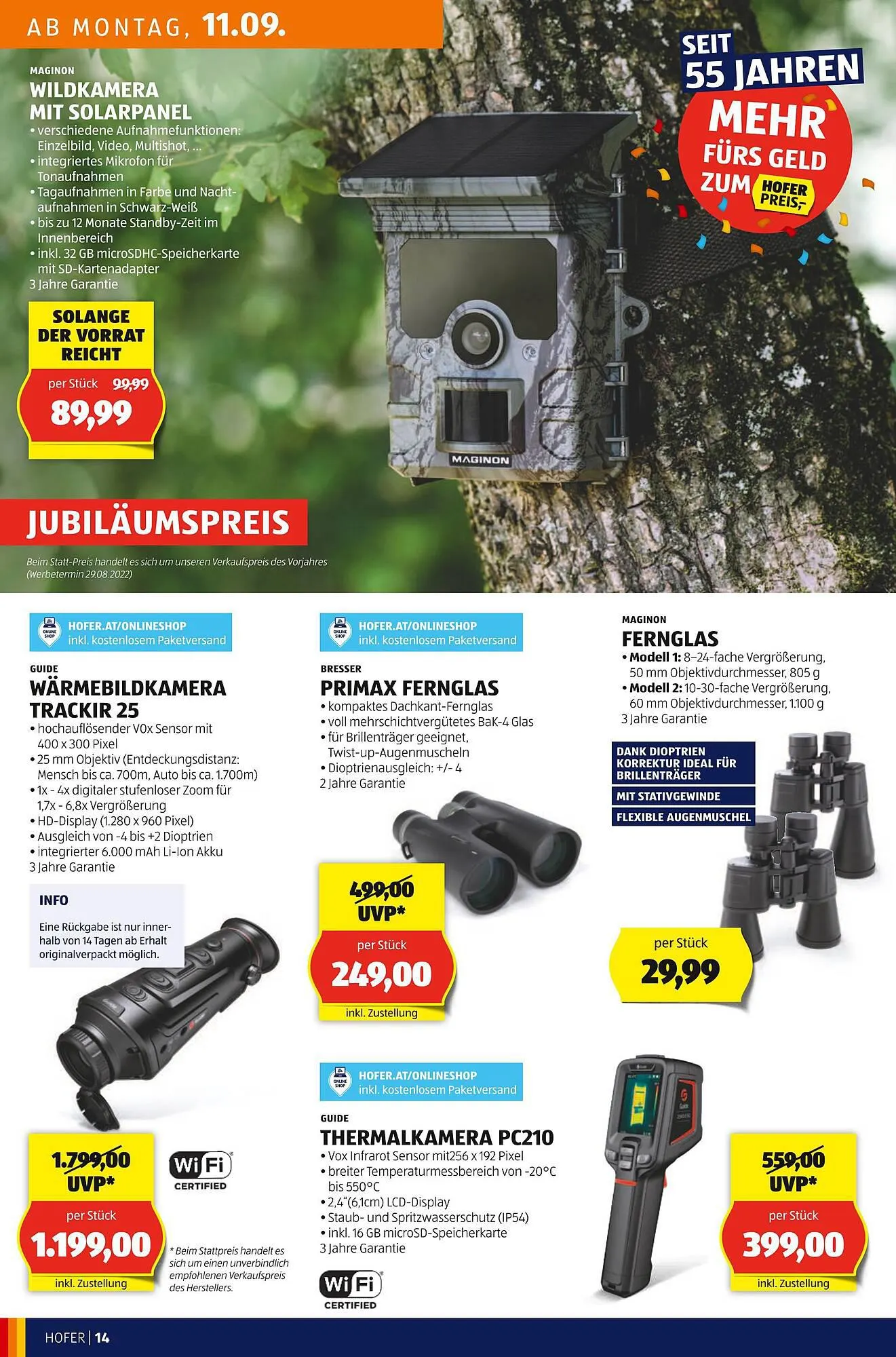 Hofer Flugblatt von 8. September bis 14. September 2023 - Flugblätt seite 16