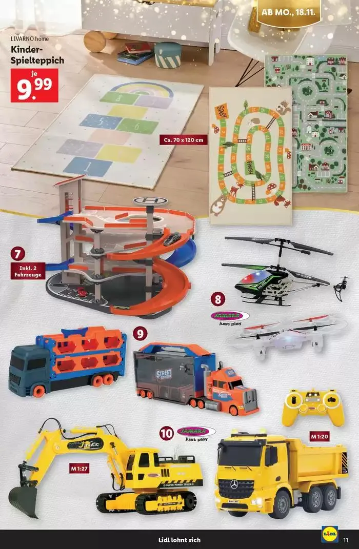 Sonderflyer Spielwarenkatalog von 4. November bis 14. Dezember 2024 - Flugblätt seite  11