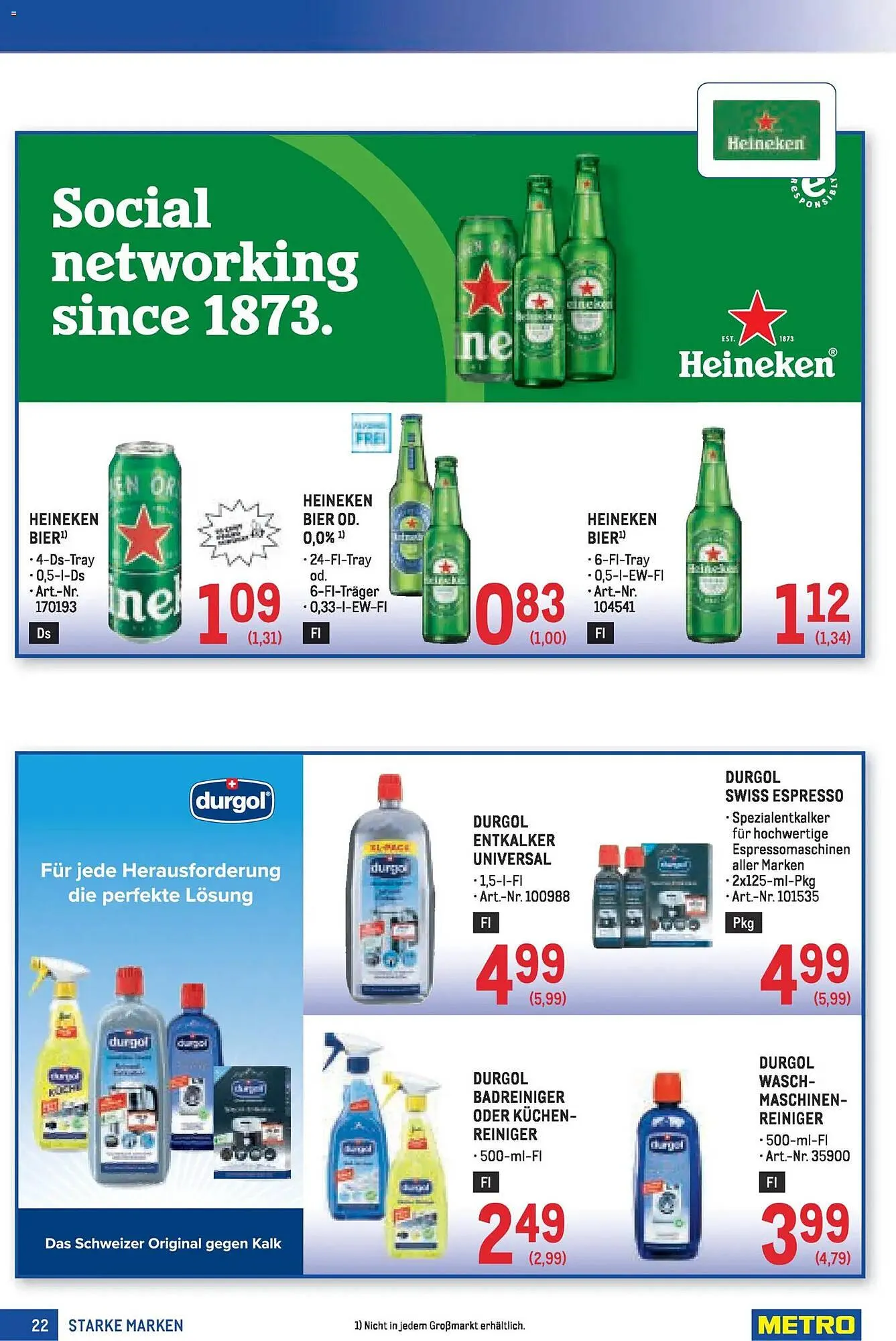 Metro Flugblatt von 19. März bis 1. April 2026 - Flugblätt seite  22