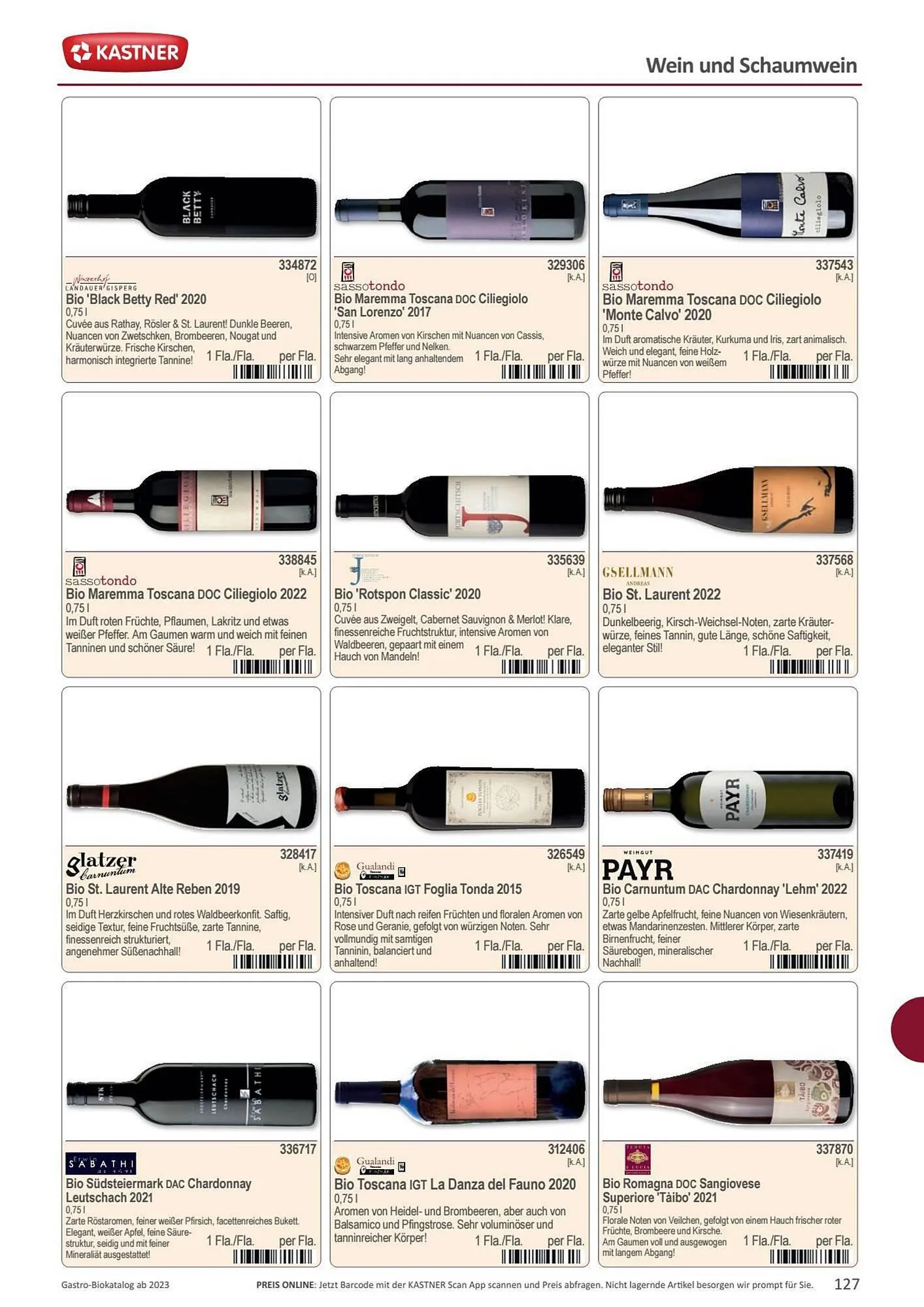 Kastner Flugblatt von 15. September bis 30. Dezember 2023 - Flugblätt seite  129