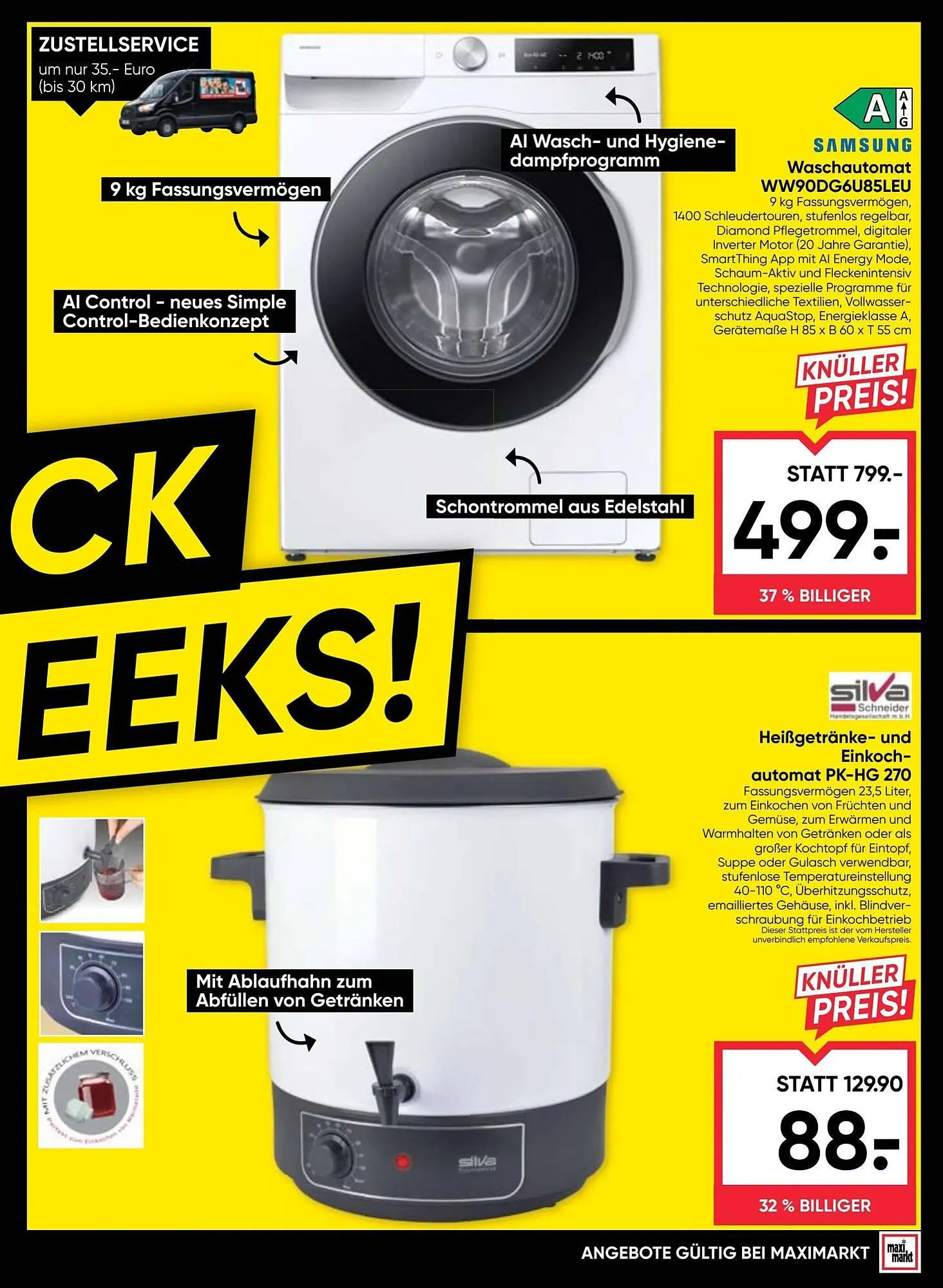 Maximarkt Flugblatt von 6. November bis 13. November 2025 - Flugblätt seite  3