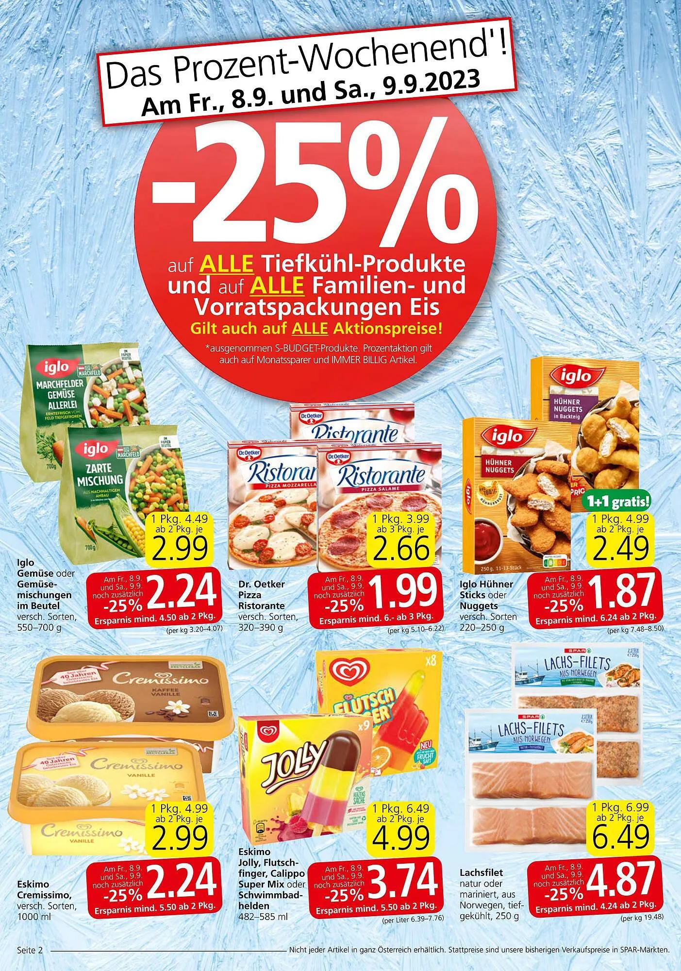 Spar Flugblatt von 7. September bis 13. September 2023 - Flugblätt seite  2