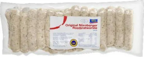 Original Nürnberger Rostbratwurst egalisiert