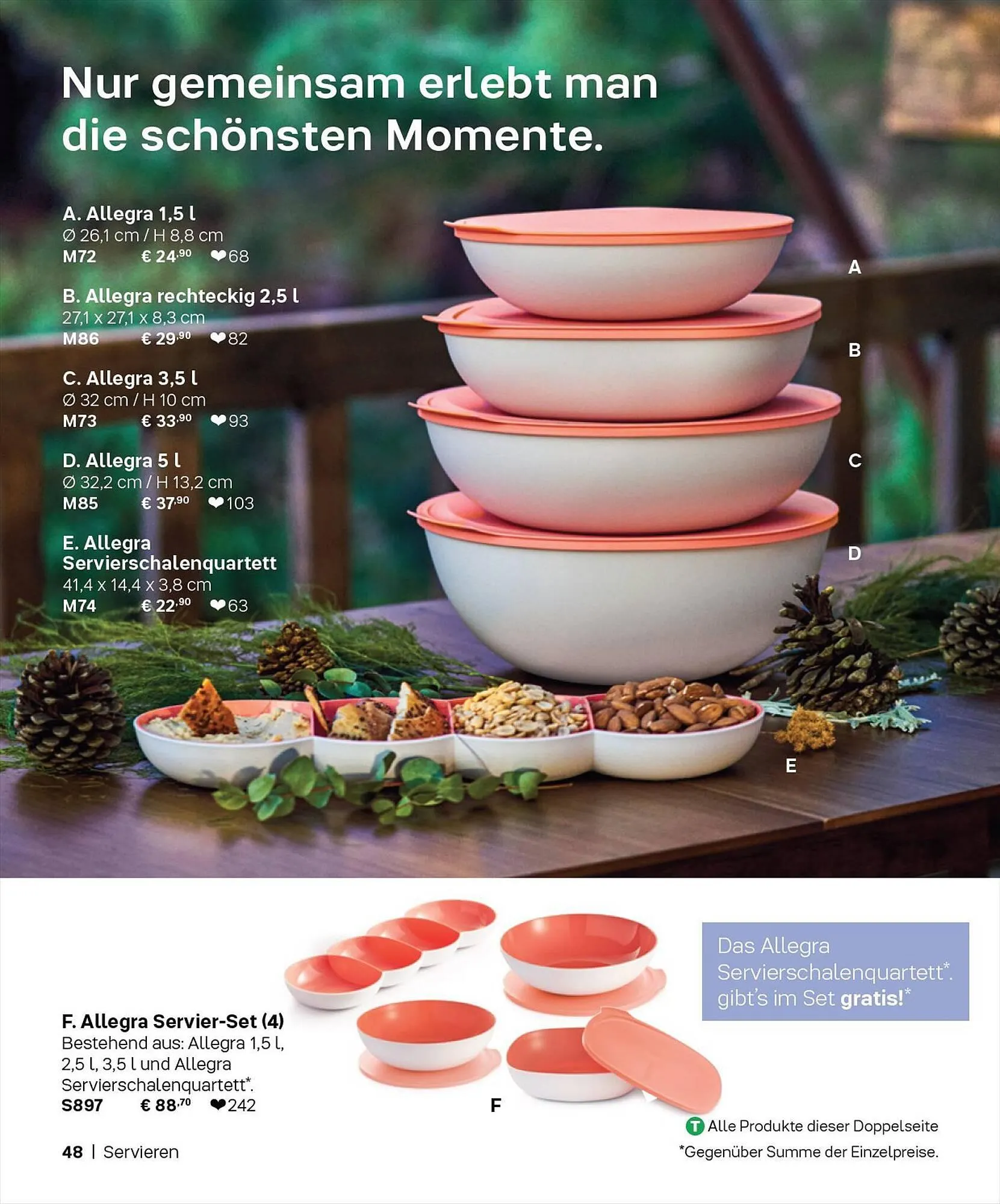 Tupperware Flugblatt von 1. September bis 29. Februar 2024 - Flugblätt seite  48