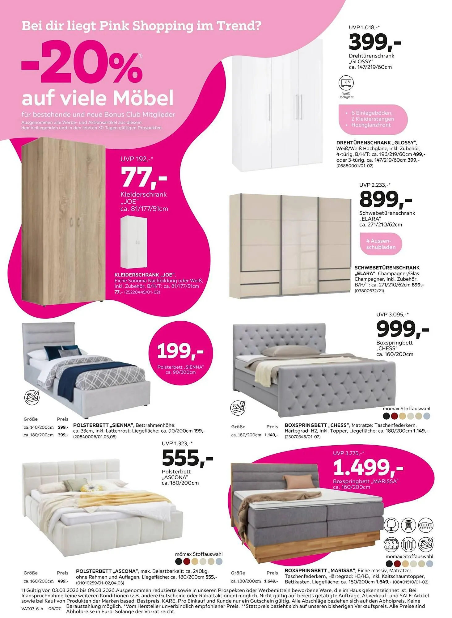 Mömax Flugblatt von 3. März bis 9. März 2026 - Flugblätt seite  6
