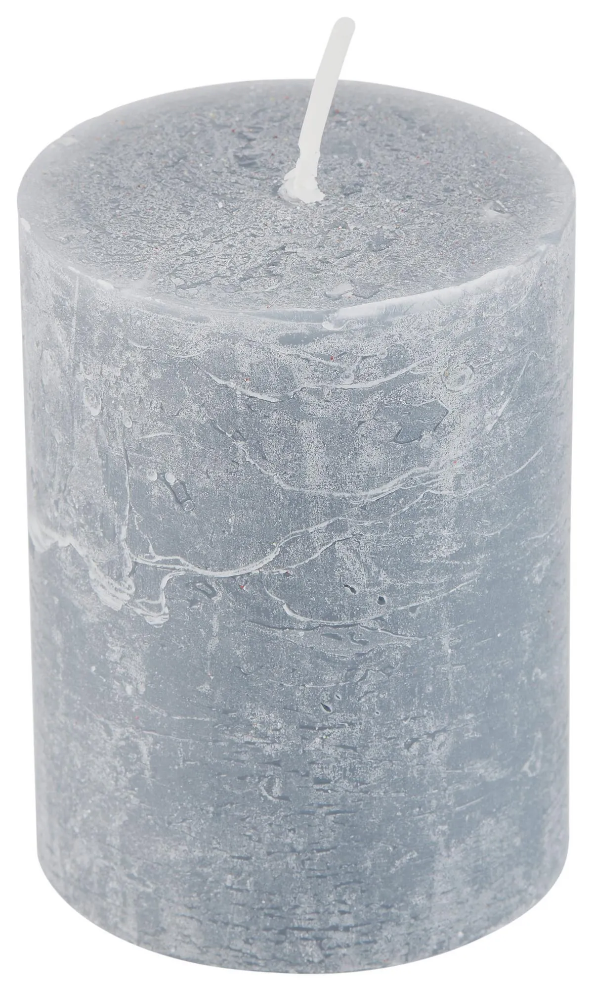 Ondega Stumpenkerze Saphira Dunkelgrau DxH: 6,8x9 cm