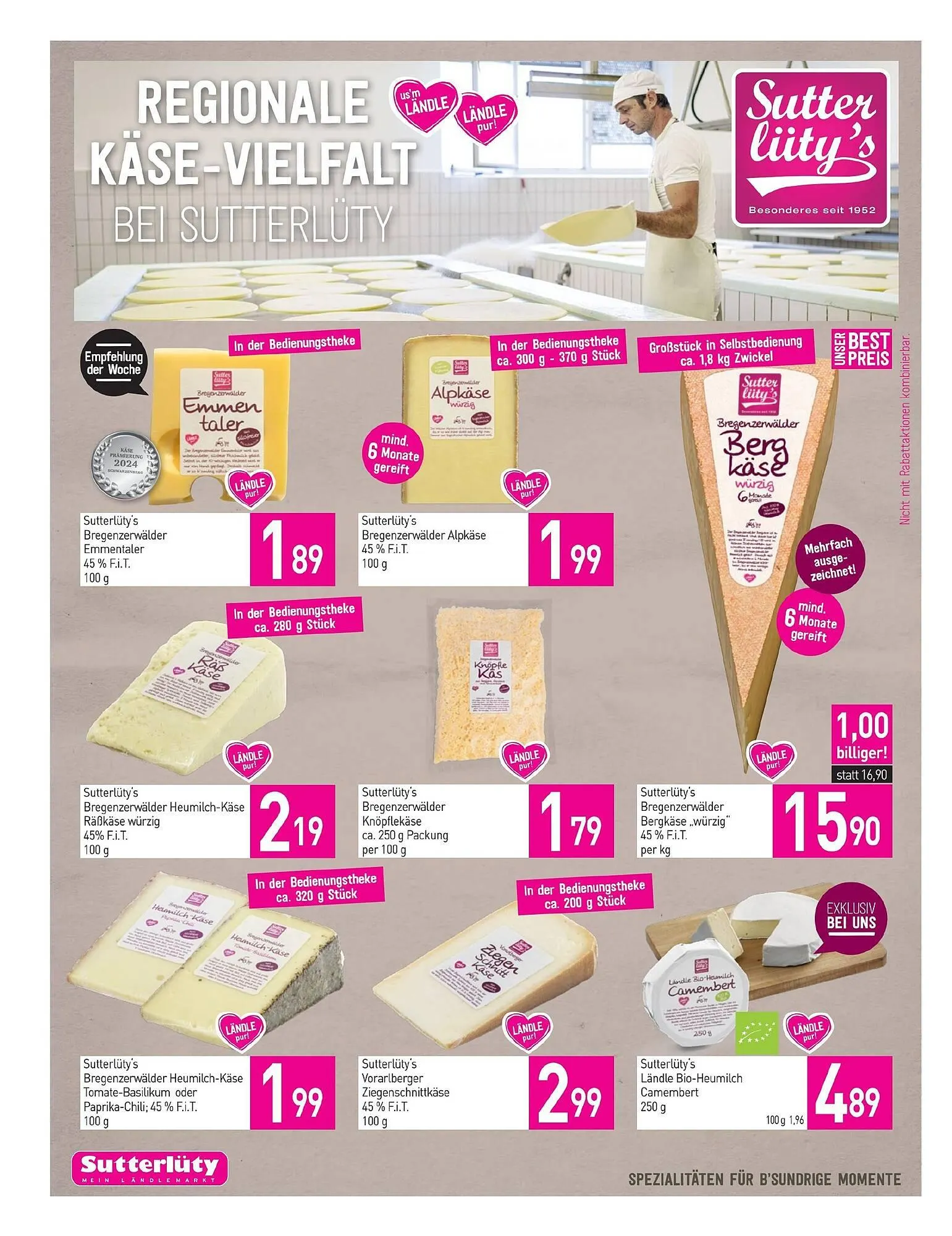 Sutterlüty Flugblatt von 16. Jänner bis 22. Jänner 2025 - Flugblätt seite 8