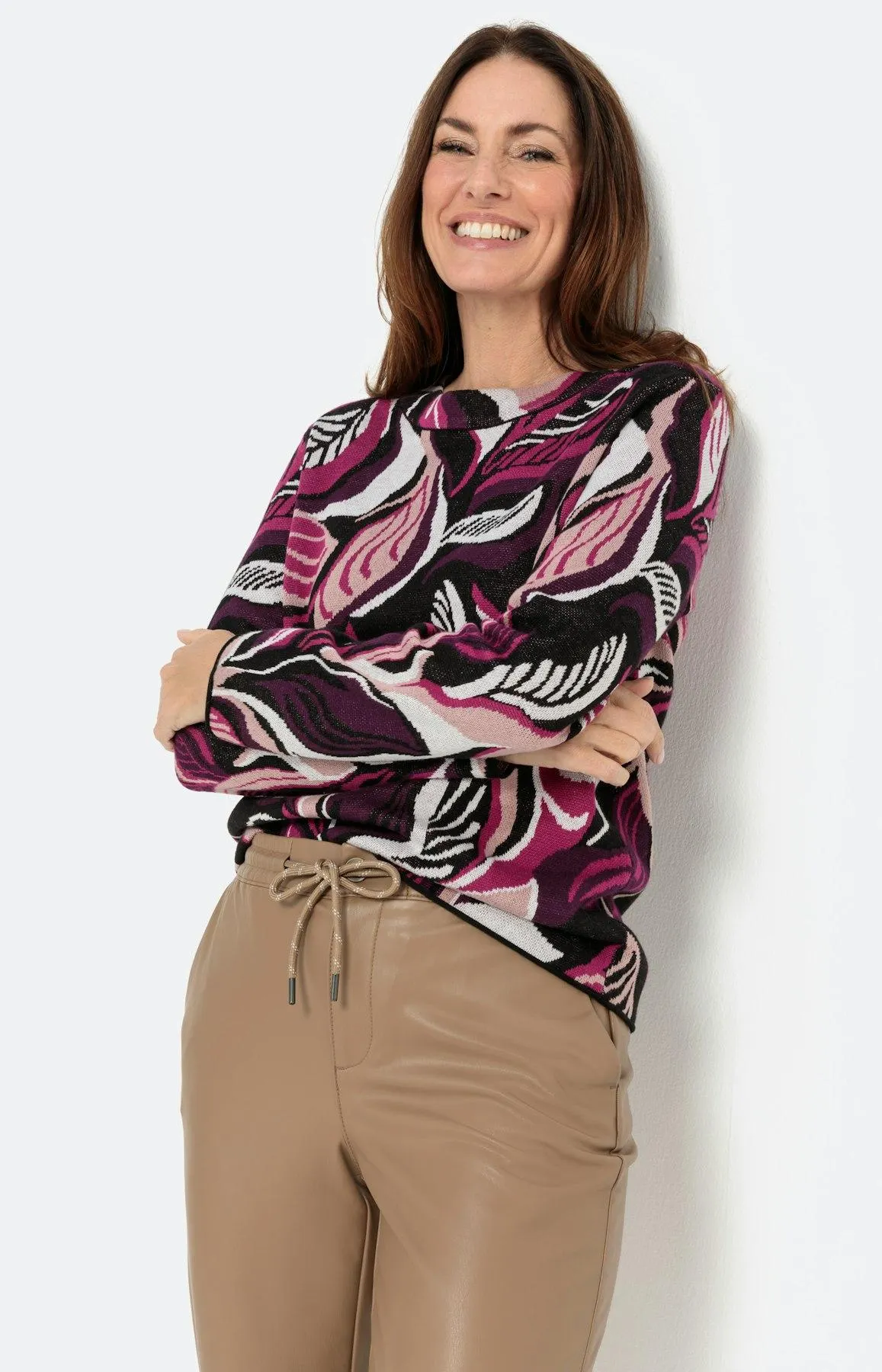 Pullover im Jacquard-Look