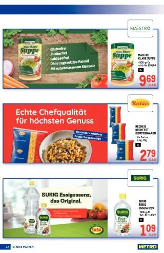 METRO Flugblatt Food von 3. September bis 16. September 2026 - Flugblätt seite  22