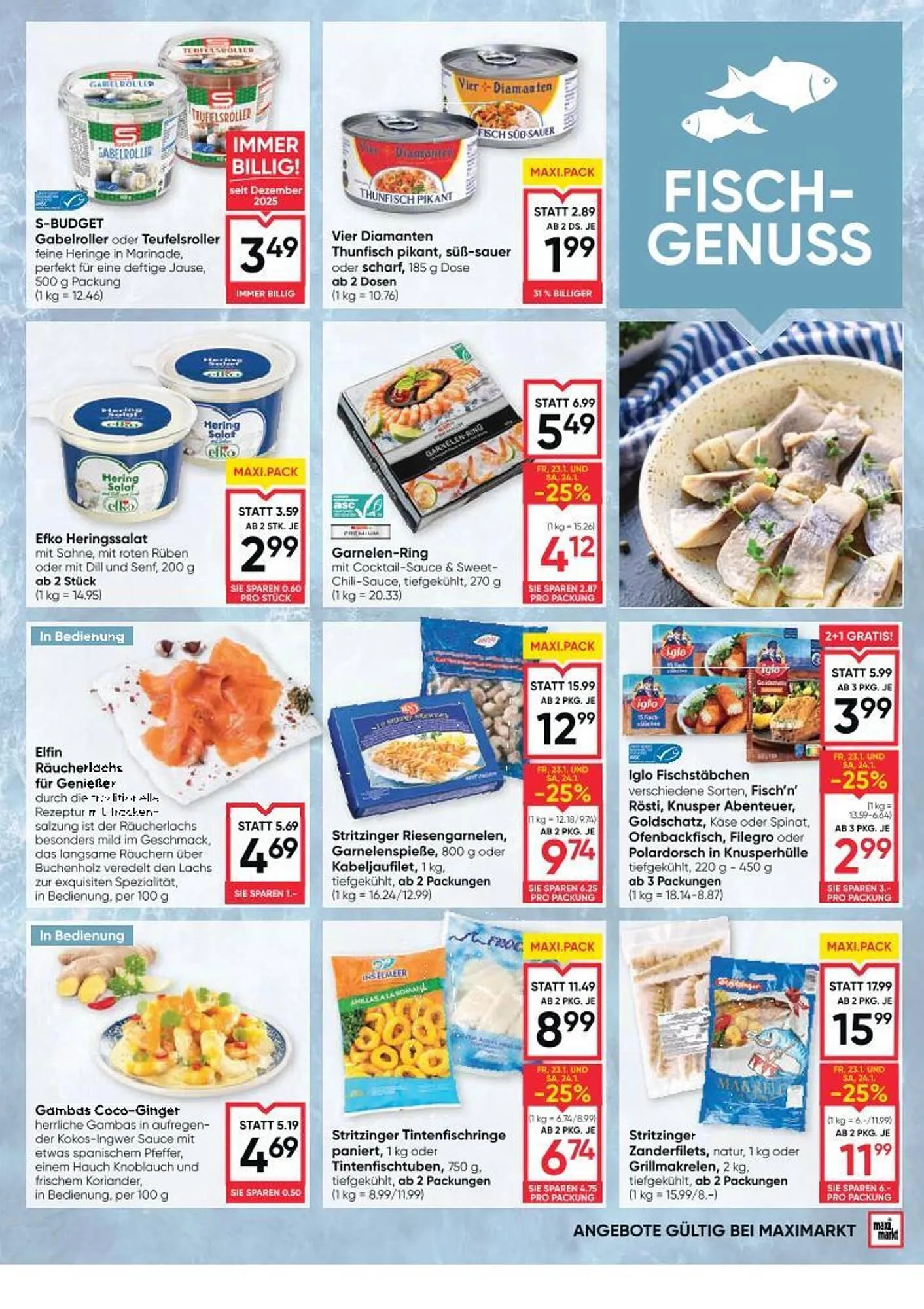 Maximarkt Flugblatt von 22. Jänner bis 28. Jänner 2026 - Flugblätt seite  7