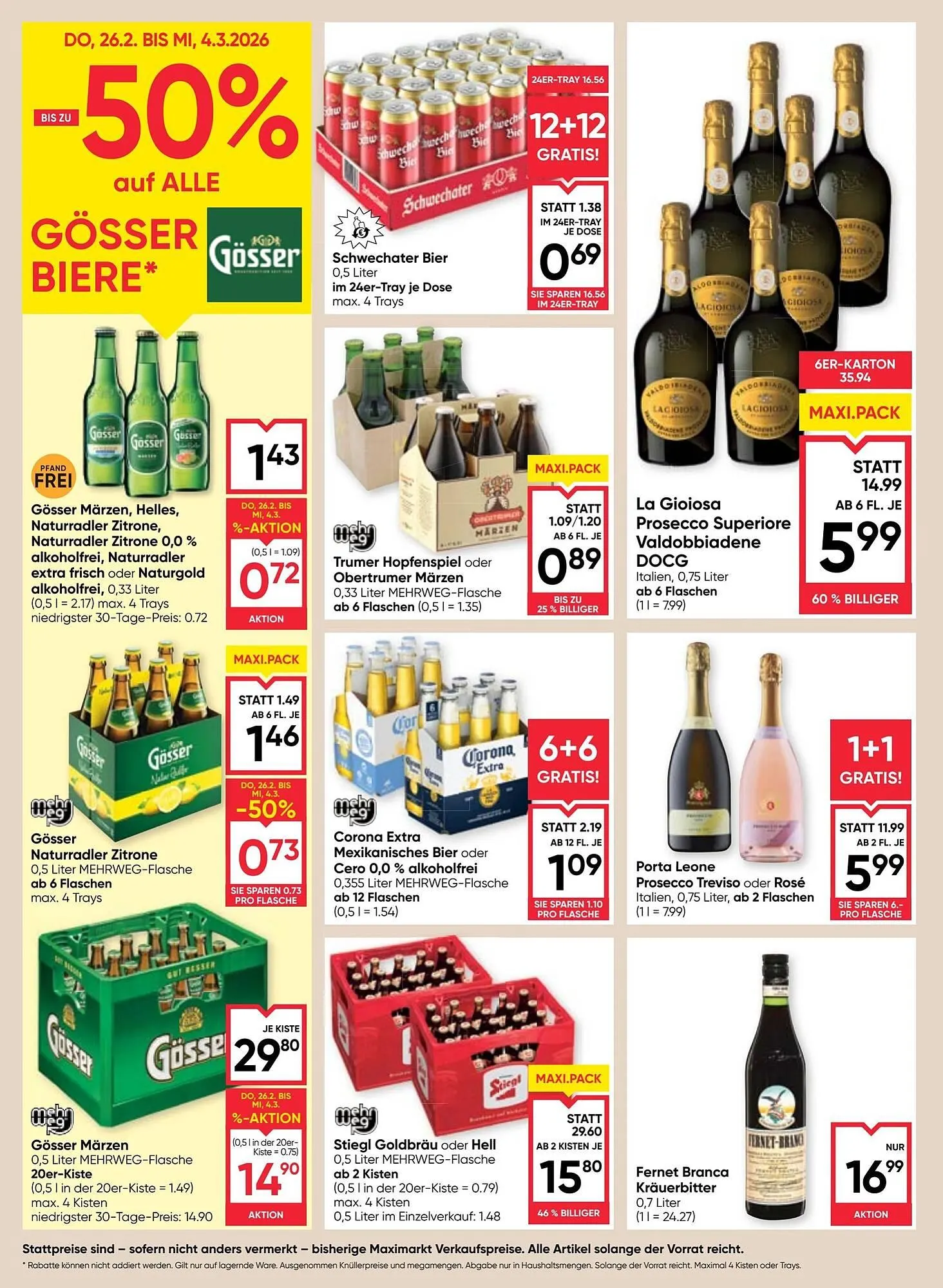 Maximarkt Flugblatt von 26. Februar bis 5. März 2026 - Flugblätt seite  14