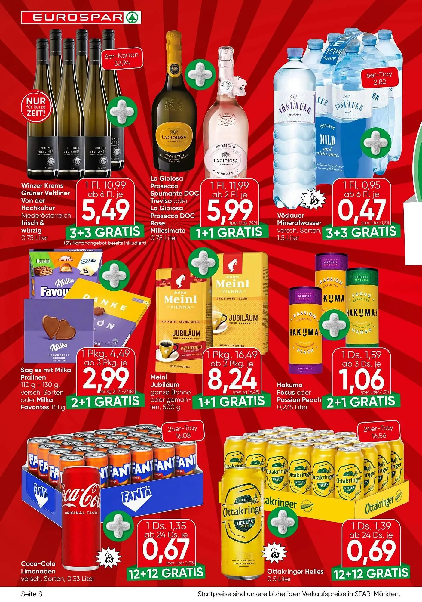 Eurospar Flugblatt von 29. Jänner bis 11. Februar 2026 - Flugblätt seite  8