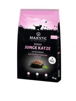 MAJESTIC Kitten 4kg Beutel mit frischem Geflügel und Fisch