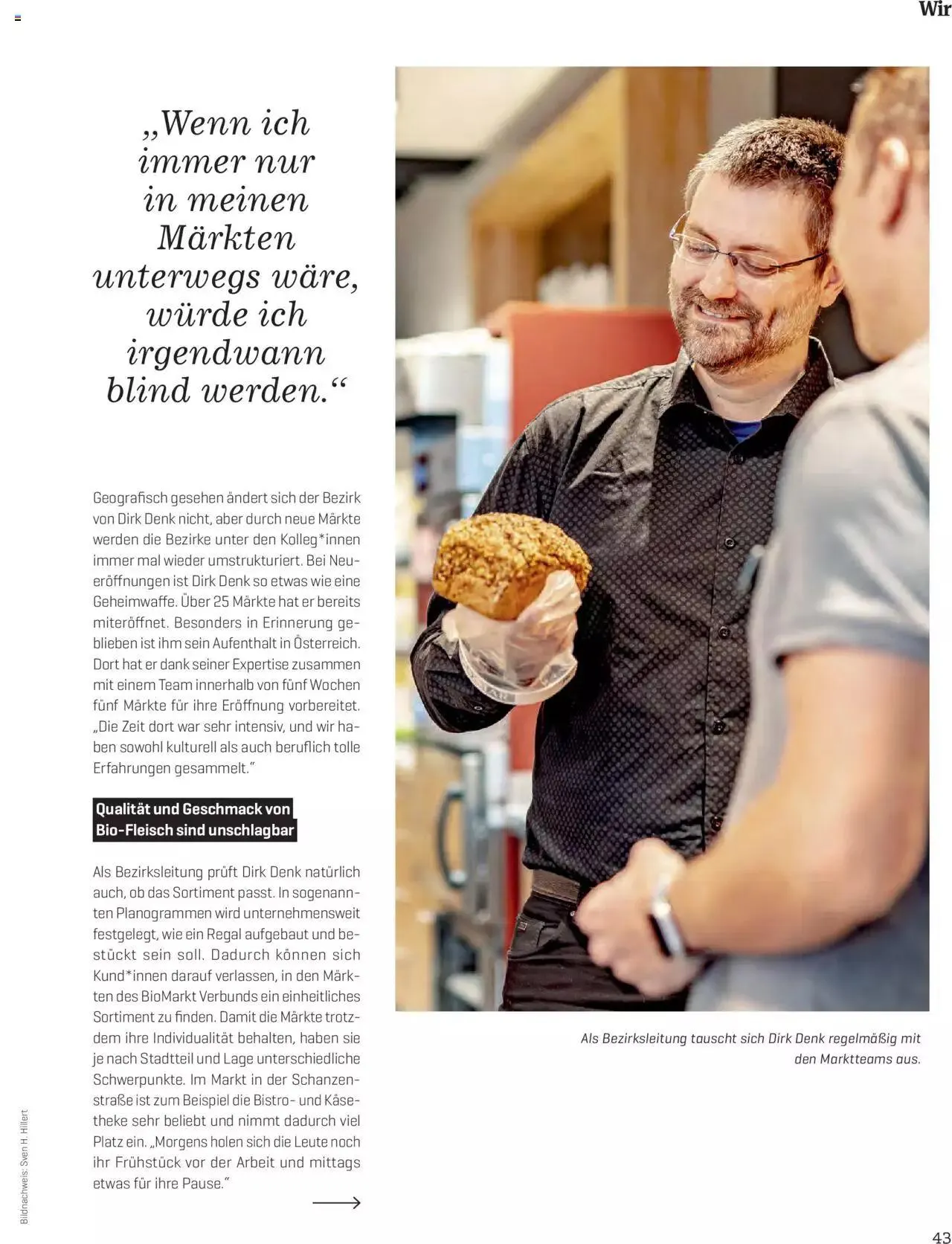 Denns BioMarkt KREO Magazin von 14. Februar bis 3. März 2024 - Flugblätt seite  43