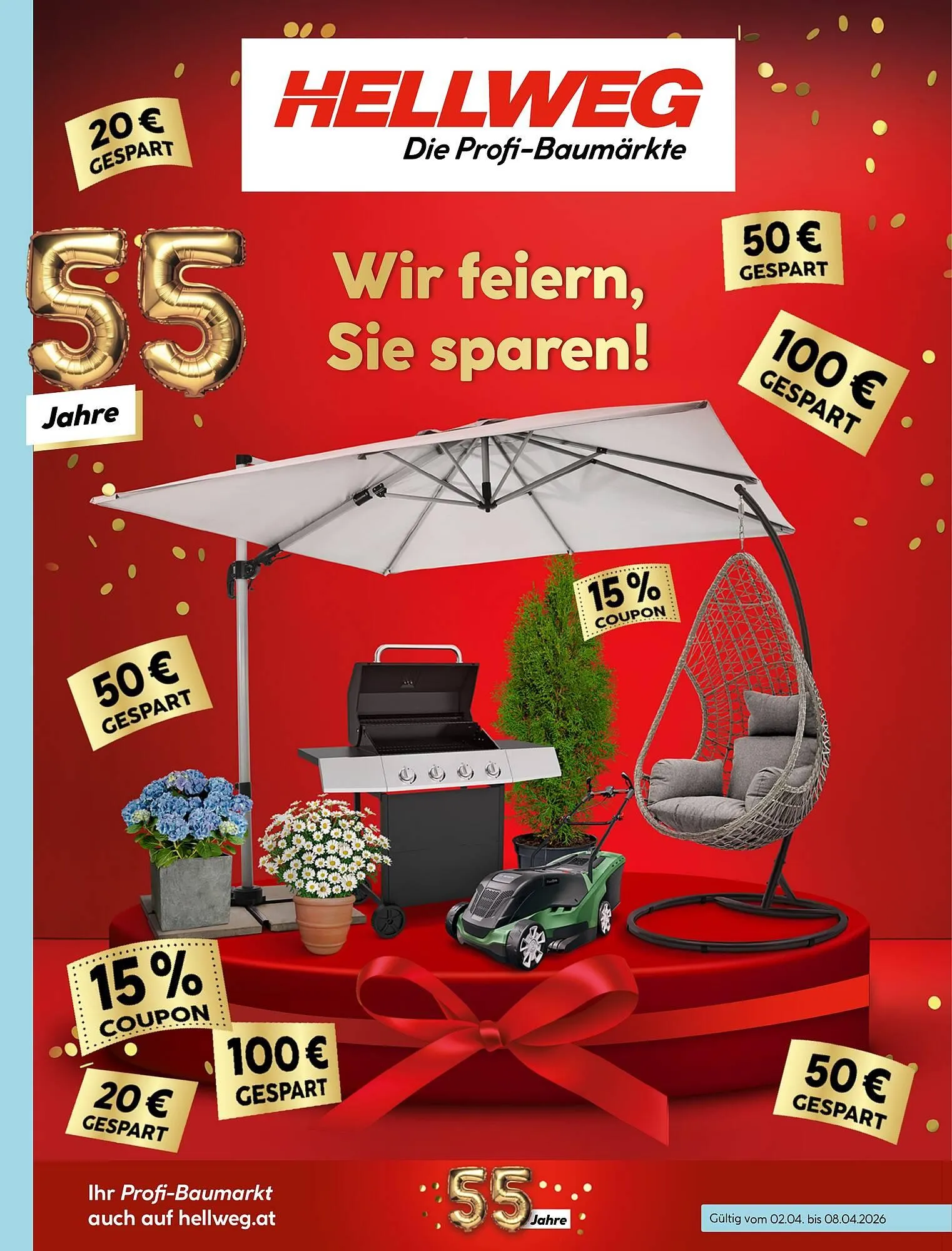 Hellweg Prospekt von 2. April bis 9. April 2026 - Flugblätt seite  1