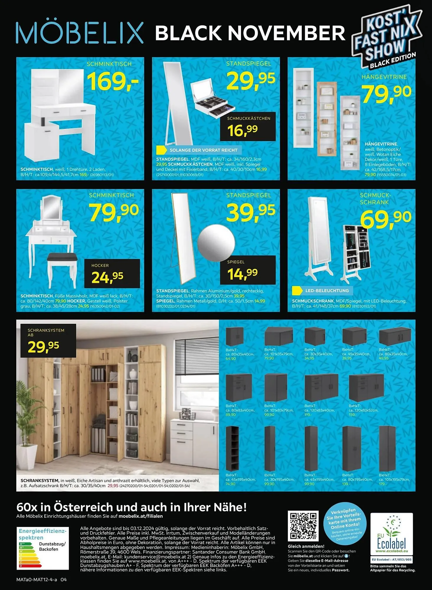 Möbelix Flugblatt von 25. November bis 4. Dezember 2024 - Flugblätt seite 24
