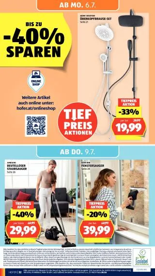 Hofer Flugblatt von 3. Juli bis 9. Juli 2026 - Flugblätt seite  38