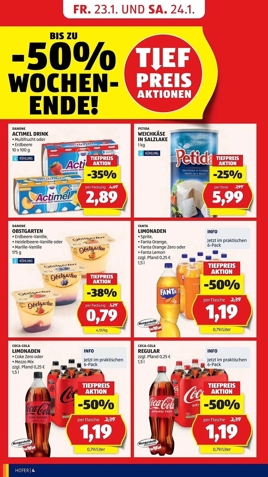 Hofer Flugblatt von 23. Jänner bis 30. Jänner 2026 - Flugblätt seite  6