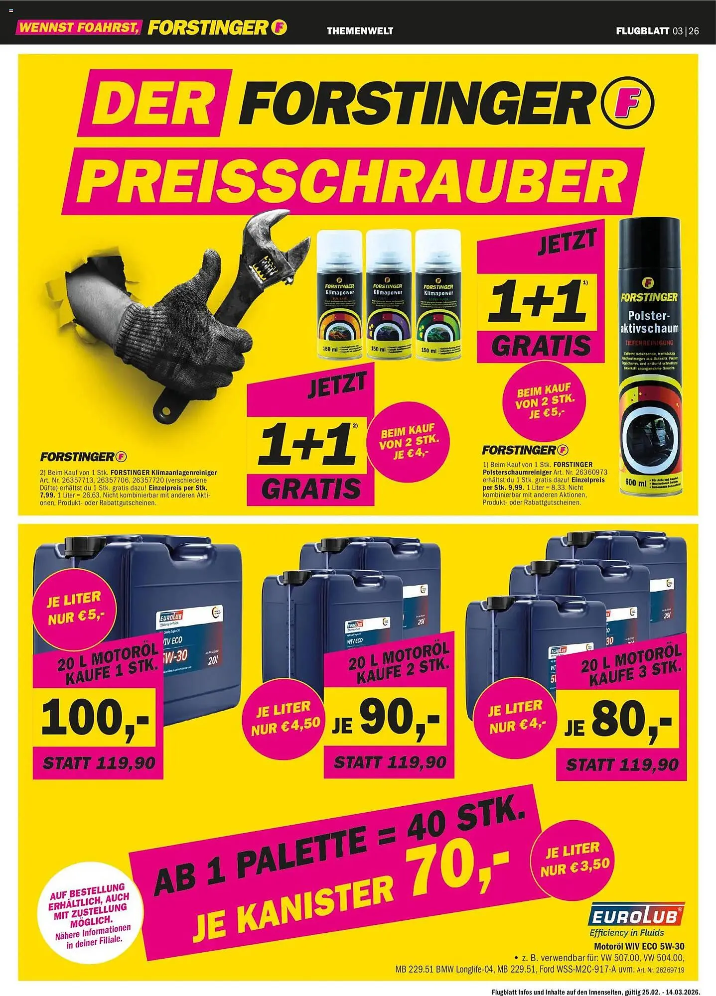 Forstinger Flugblatt von 25. Februar bis 14. März 2026 - Flugblätt seite 12