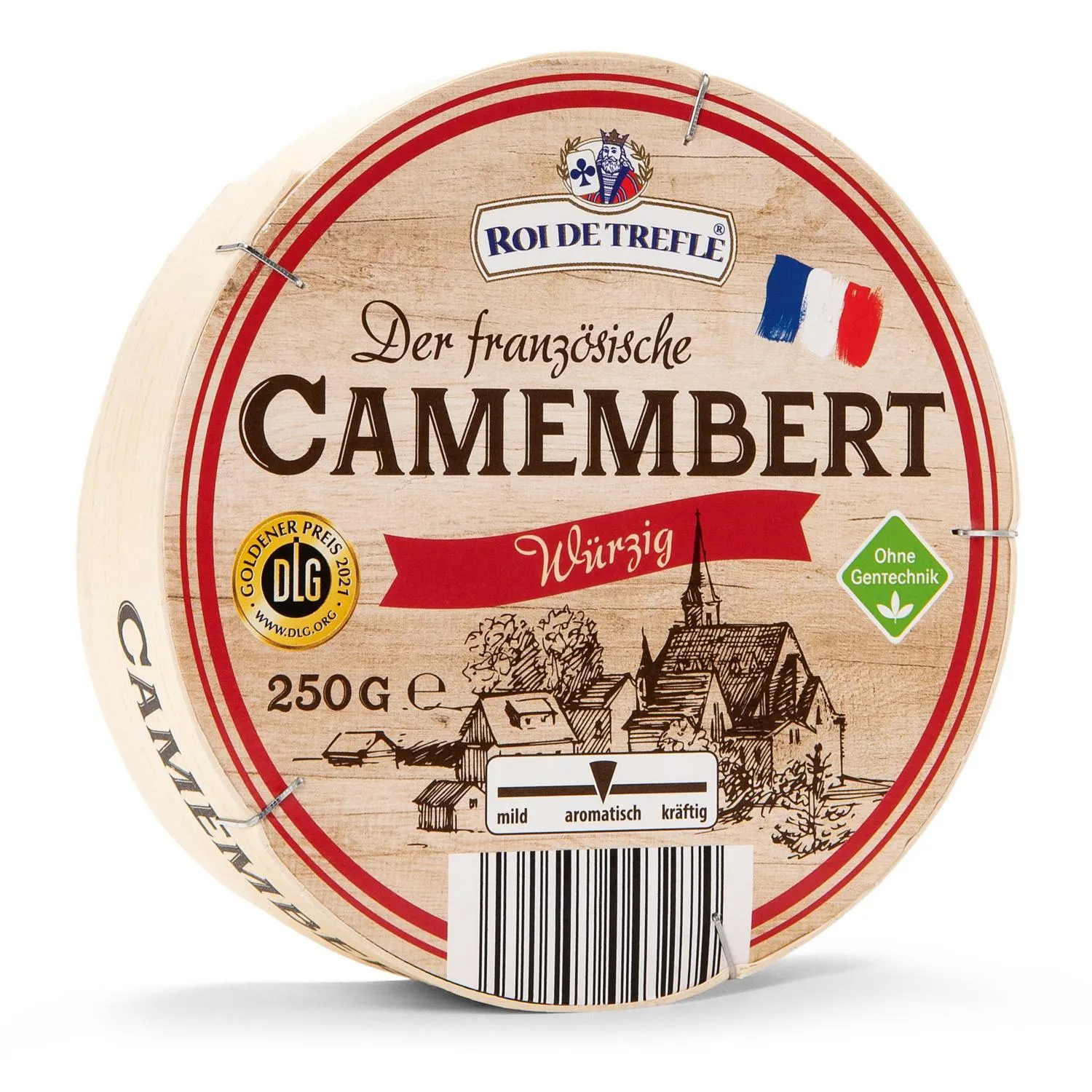ROI DE TREFLE Französischer Camembert, Würzig