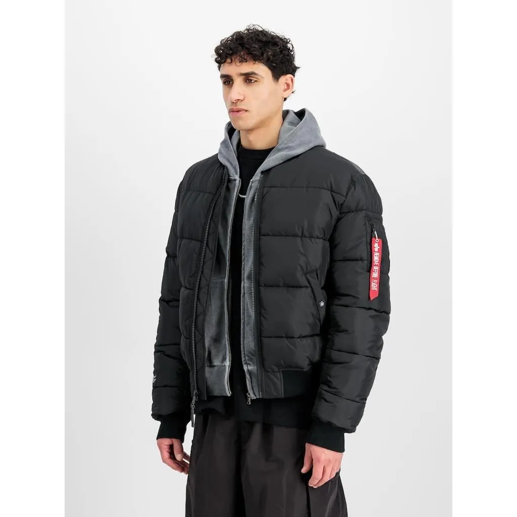 Alpha Industries Steppjacke »MA-1 Logo Puffer« ohne Kapuze