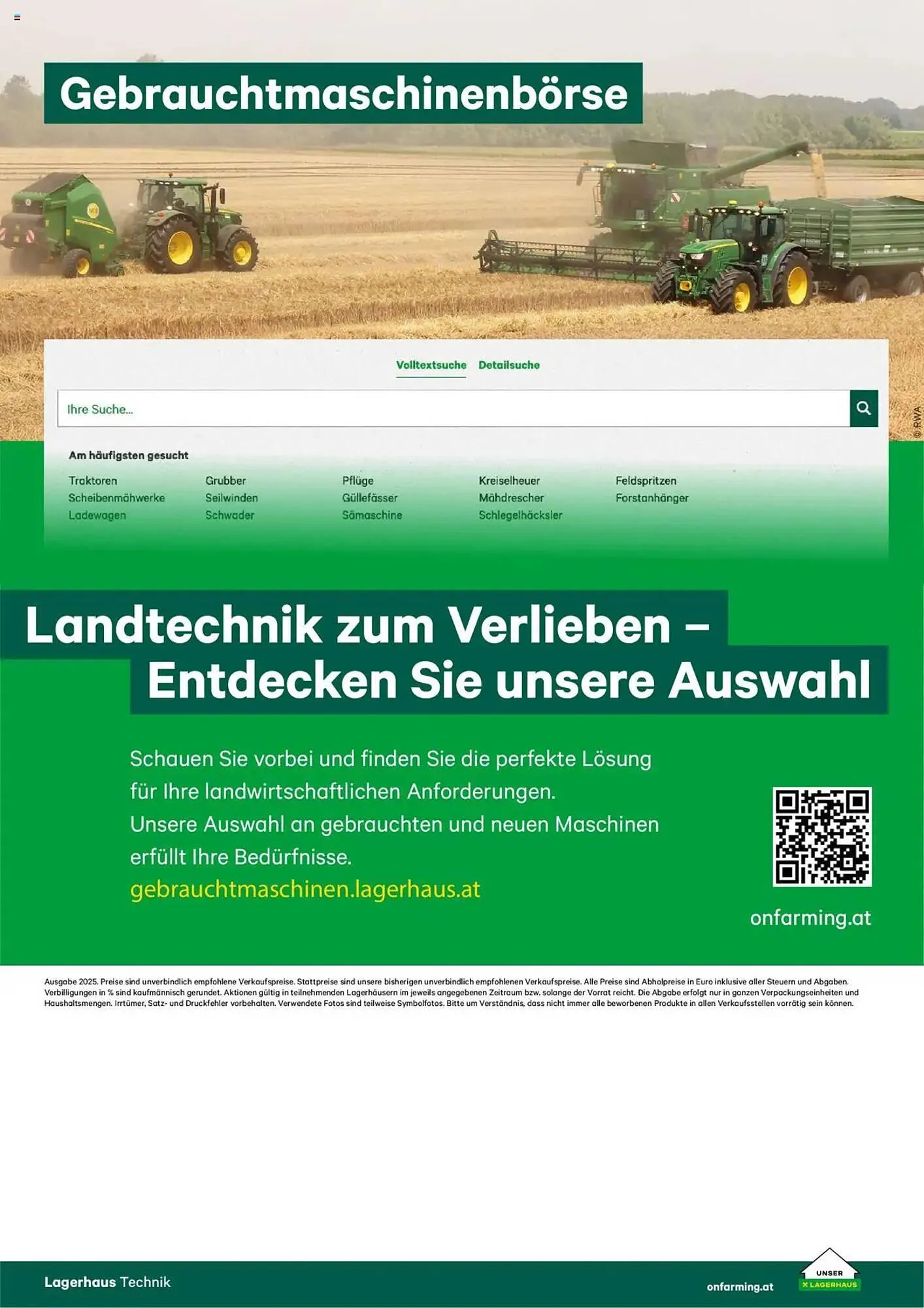 Lagerhaus Flugblatt von 8. September bis 31. Dezember 2025 - Flugblätt seite  12