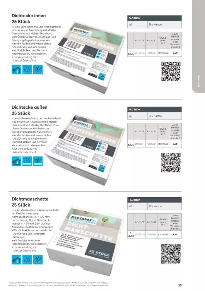 Exklusive Schnäppchen von 9. Jänner bis 16. Jänner 2025 - Flugblätt seite 25