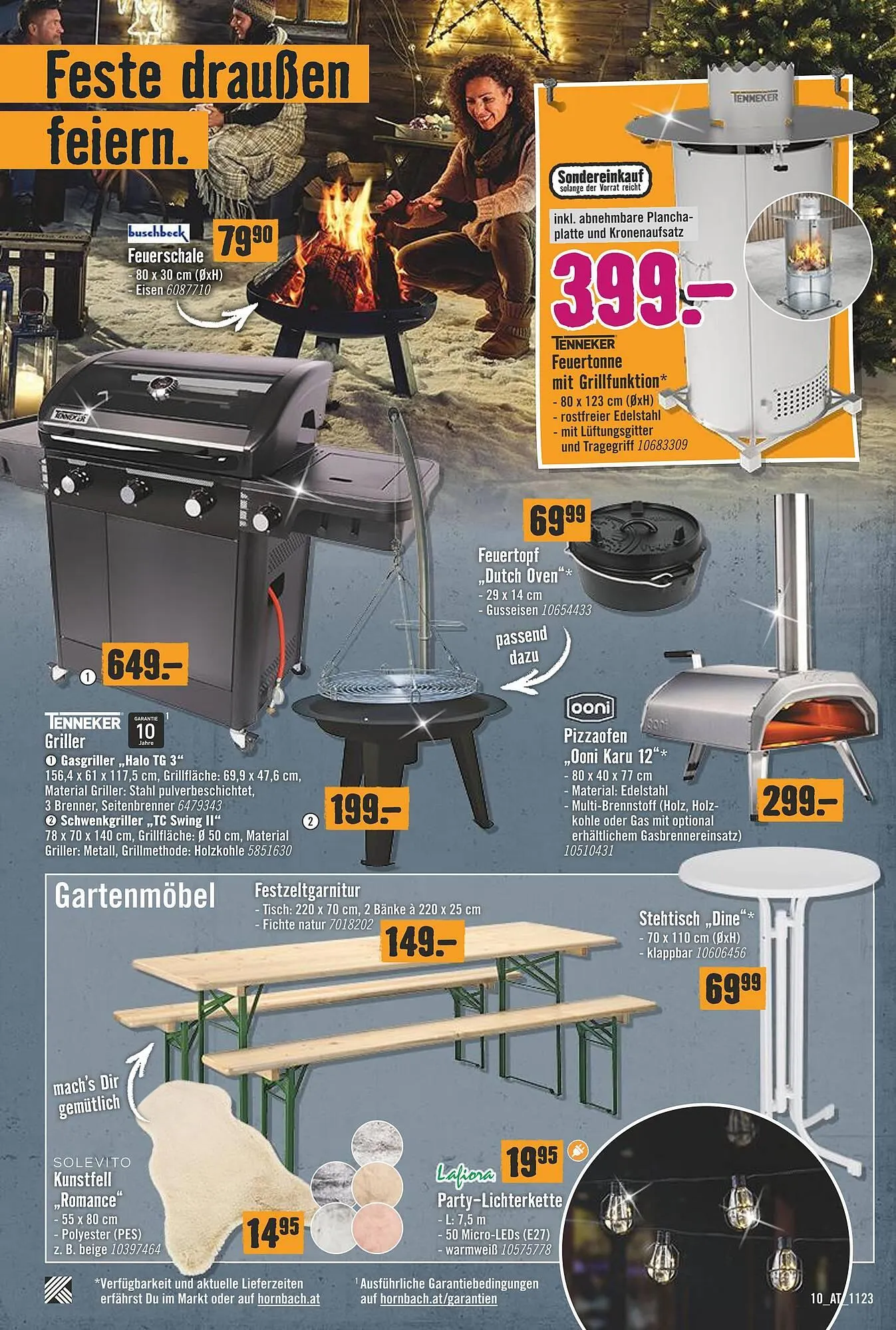 Hornbach Flugblatt von 6. Dezember bis 22. Dezember 2023 - Flugblätt seite  10